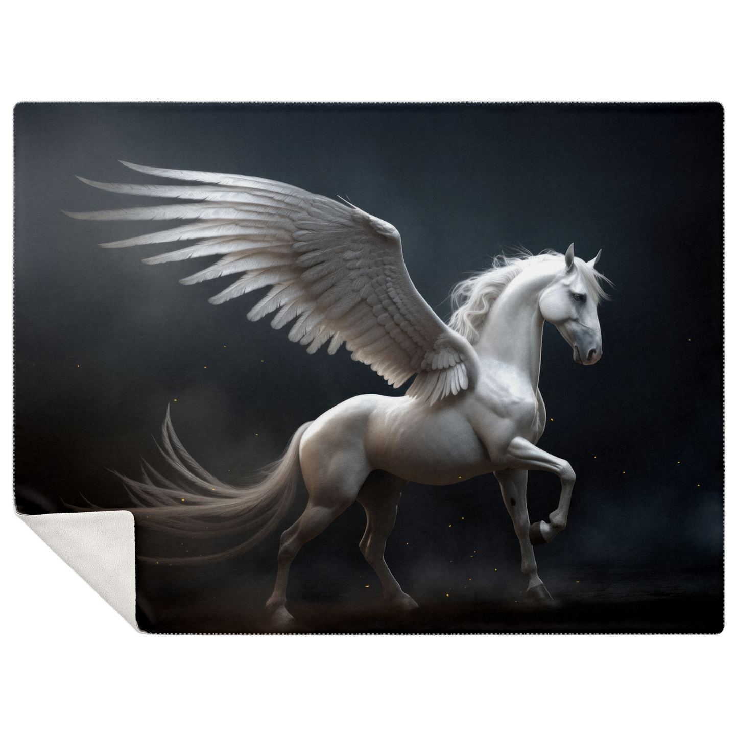 Ethereal Pegasus Premium Microfleece Blanket