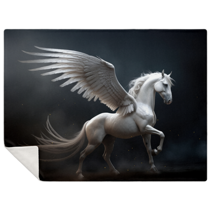 Ethereal Pegasus Premium Microfleece Blanket