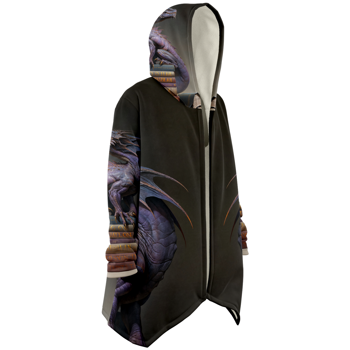 Book Wyrm Microfleece Cloak