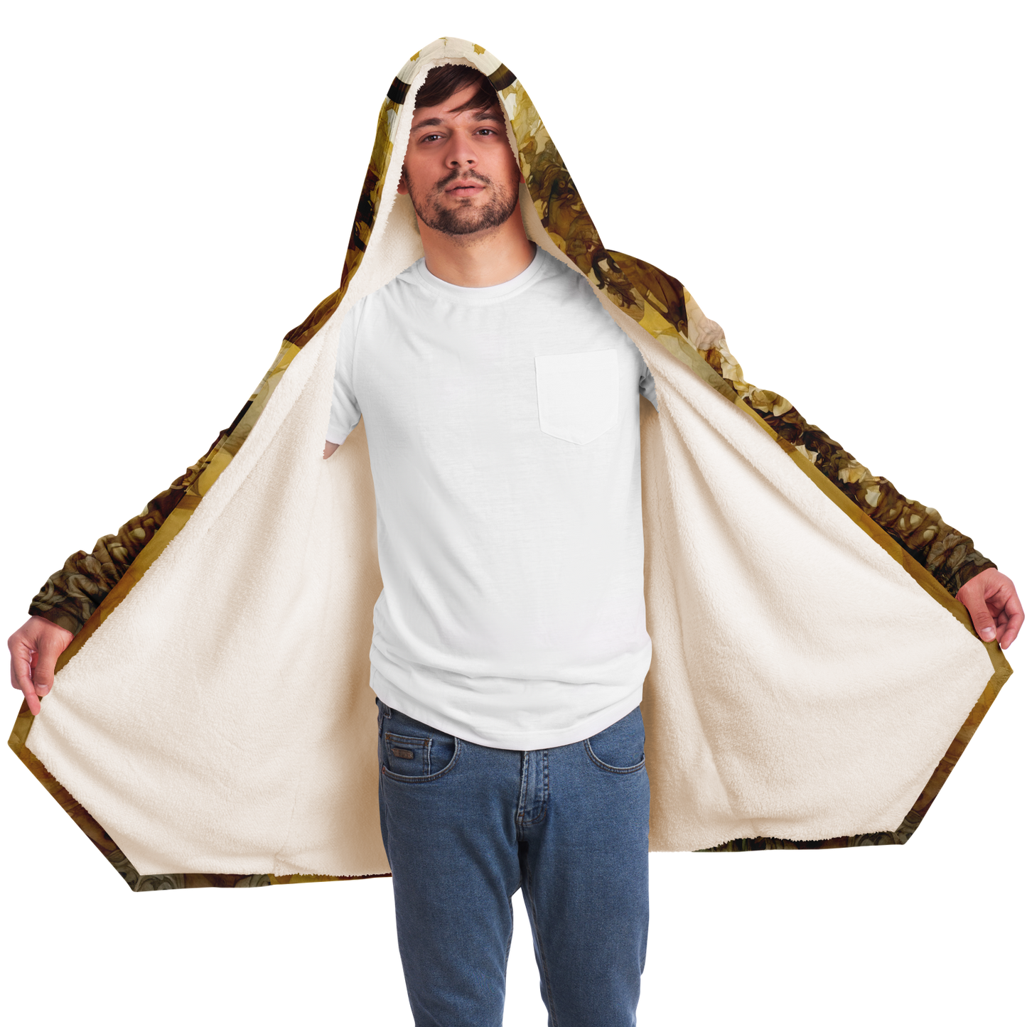 Golden Guardian Microfleece Cloak