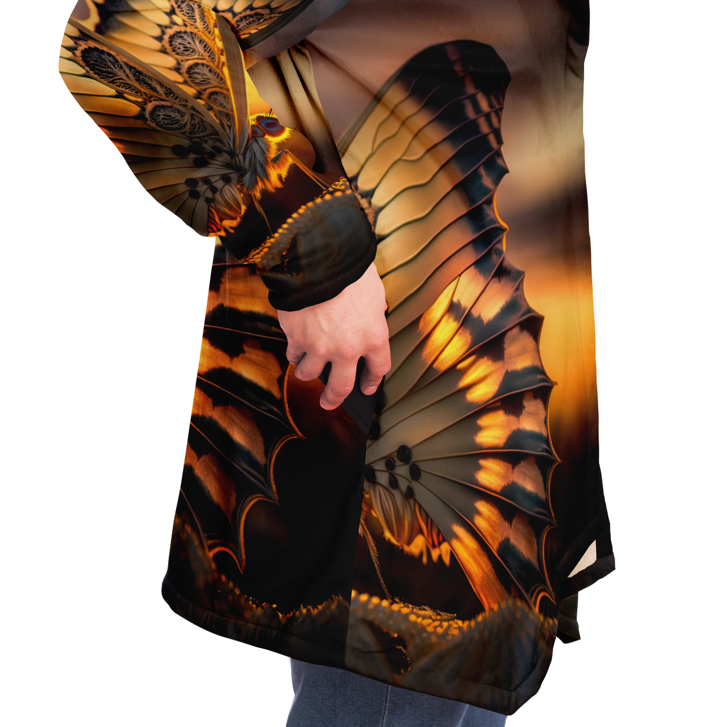 Twilight Butterfly Microfleece Cloak