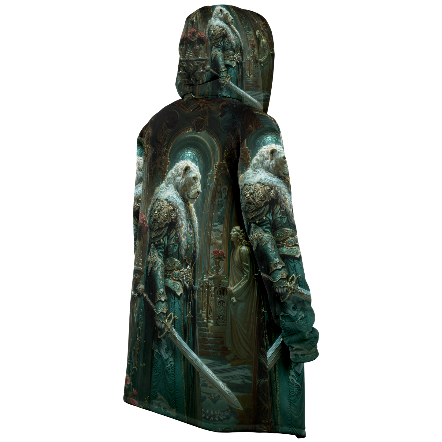 Valor In The Halls Of Kings Microfleece Cloak