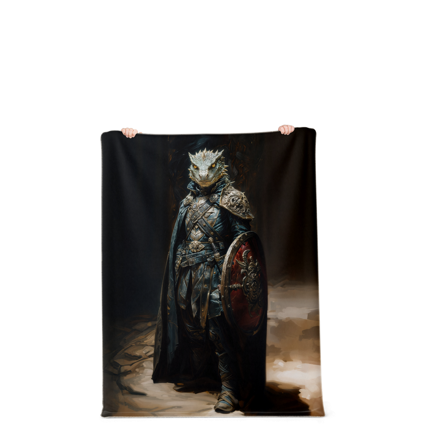 Captain Of The Crooked Vanguard Premium Microfleece Blanket