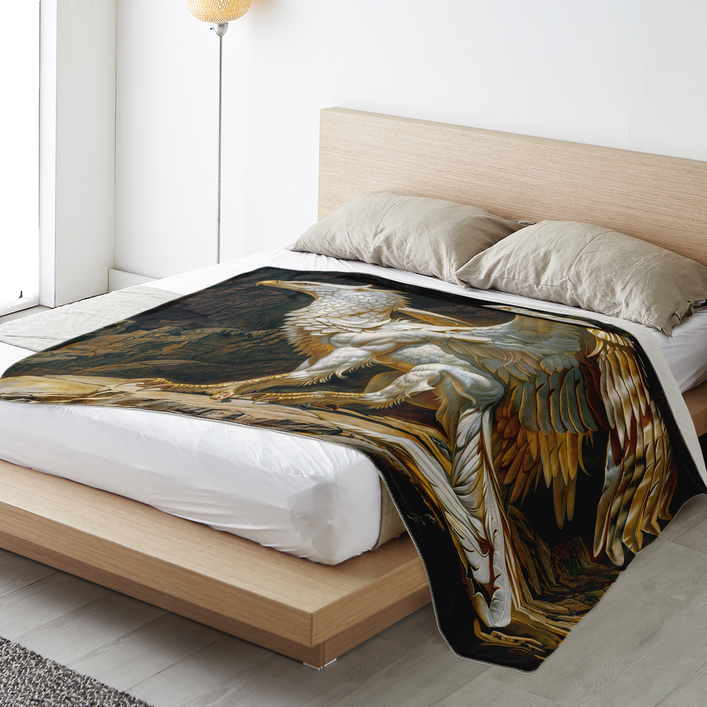 The Ivory King Premium Microfleece Blanket