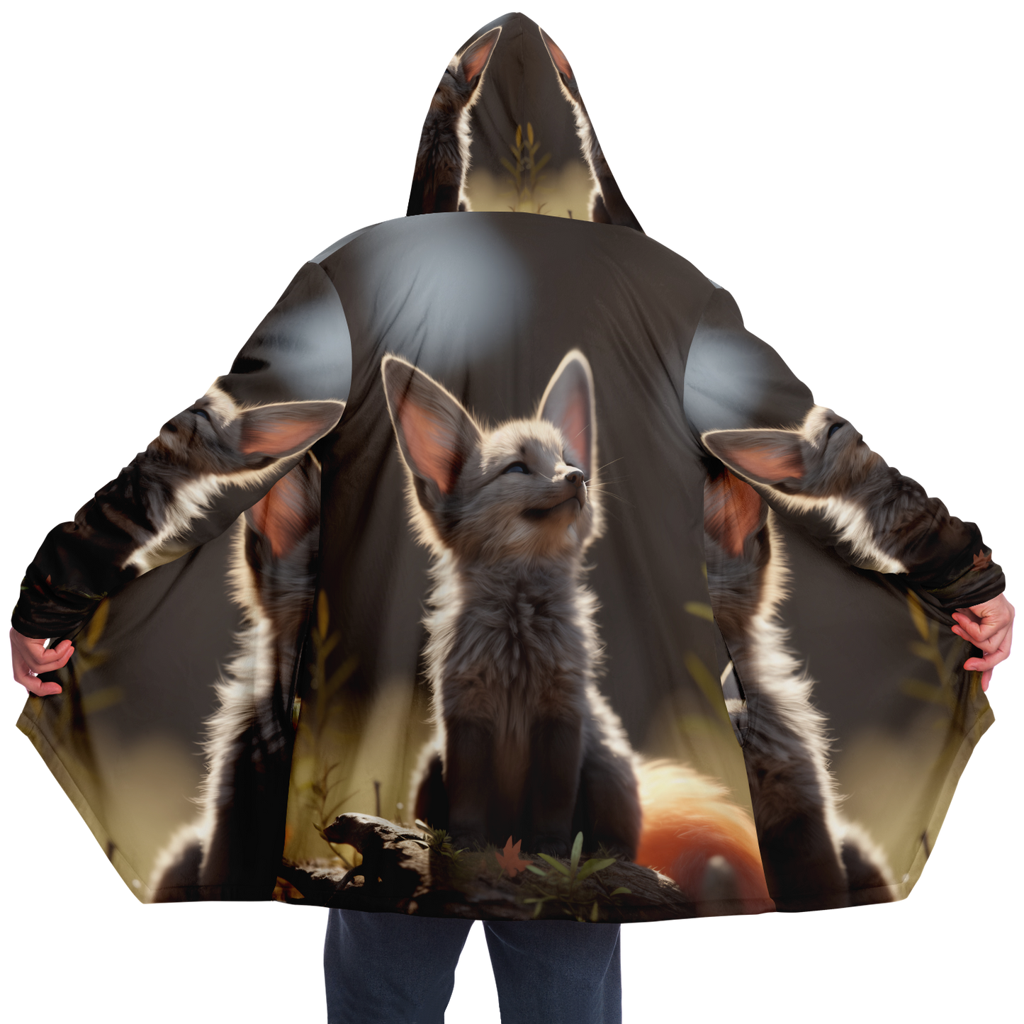 Dawn Fox Microfleece Cloak