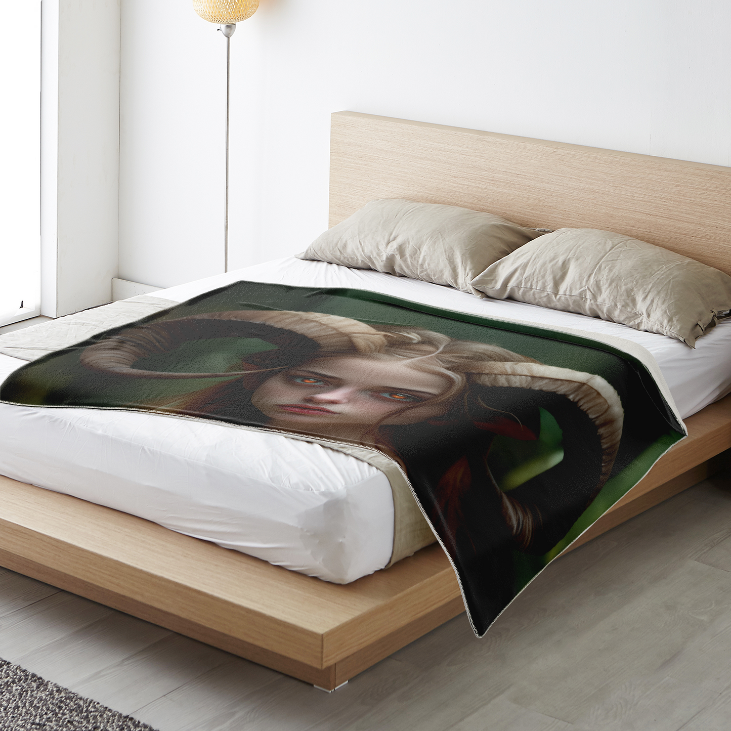 Forest Faun Premium Microfleece Blanket