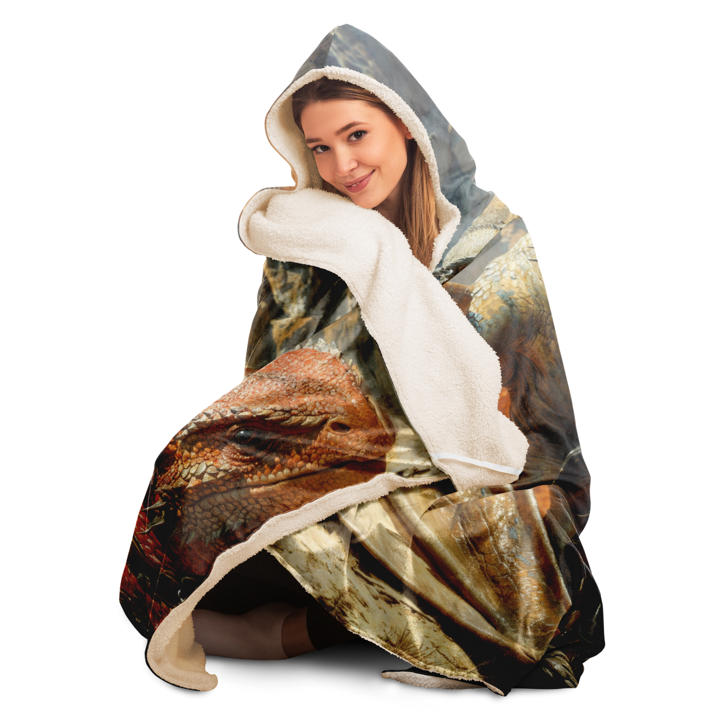 Here Comes Trouble Hooded Blanket