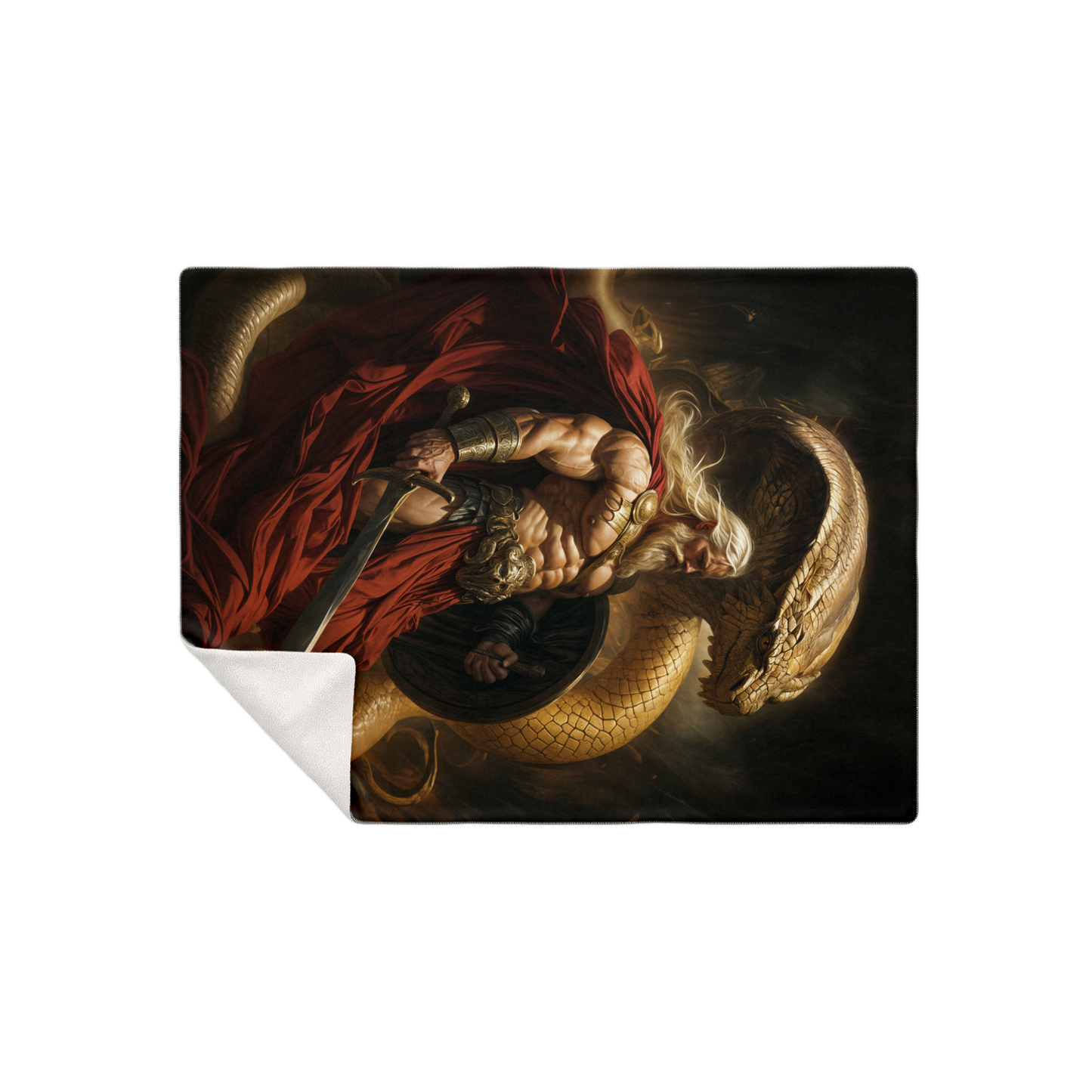 Serpent King Premium Microfleece Blanket