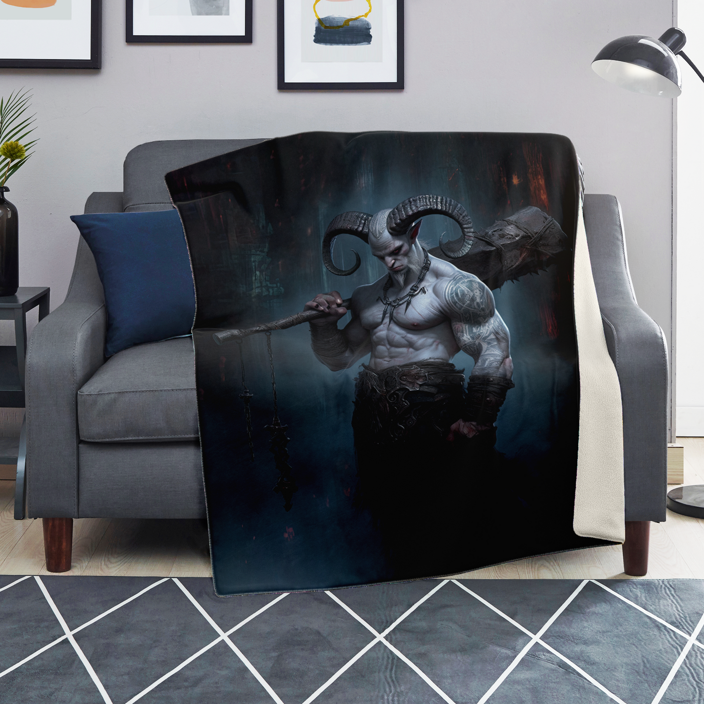 Fiend Premium Microfleece Blanket