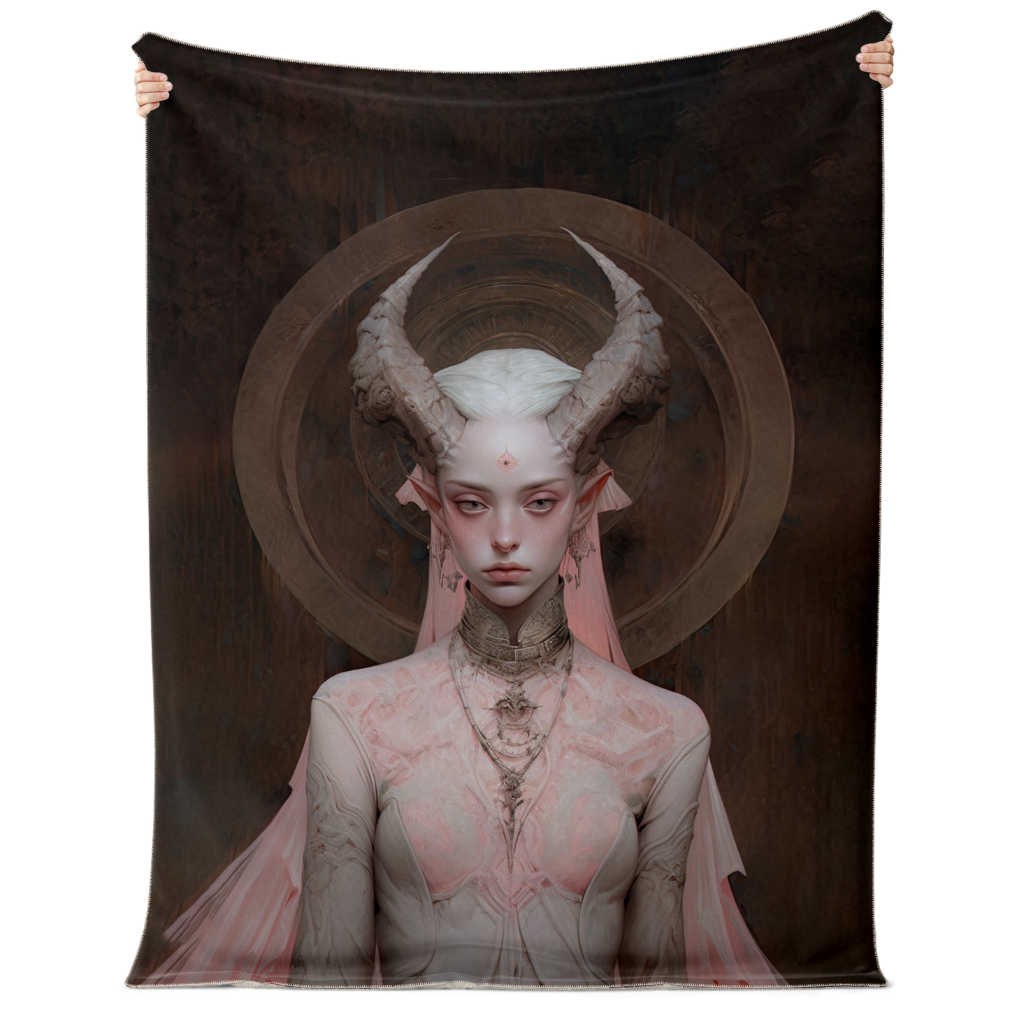 Faun Princess Premium Microfleece Blanket