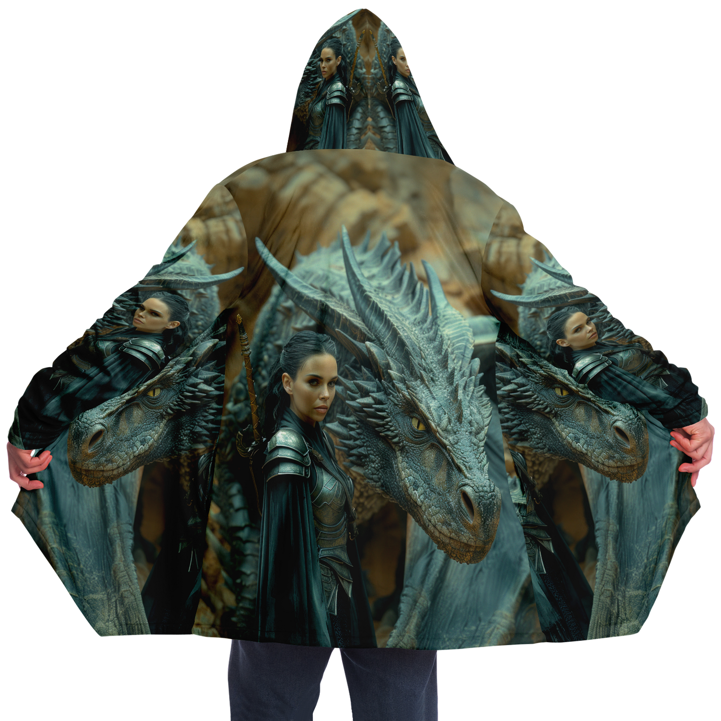 Dragon Warrior Microfleece Cloak