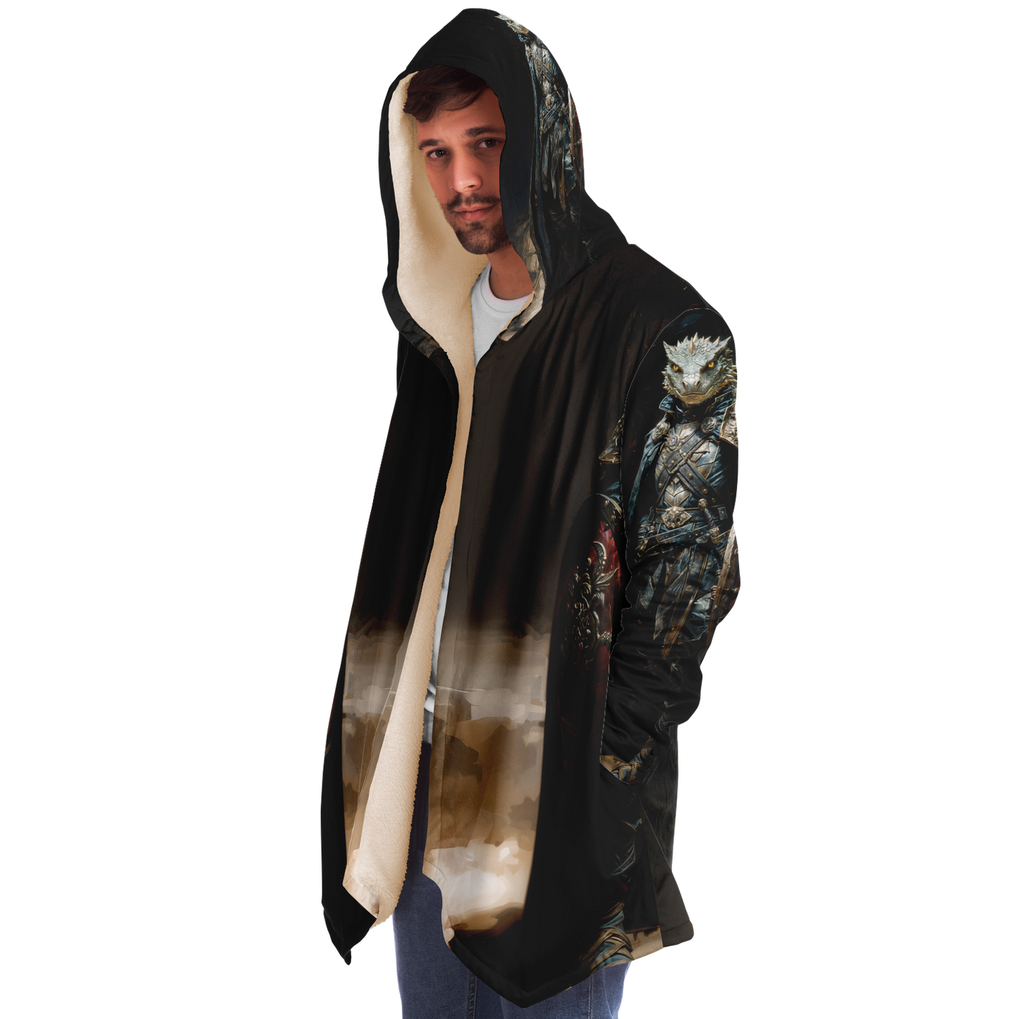 Captain Of The Crooked Vanguard Microfleece Cloak