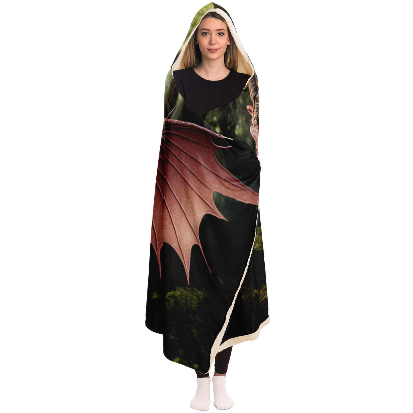 Dragon Fairy Scout  Hooded Blanket