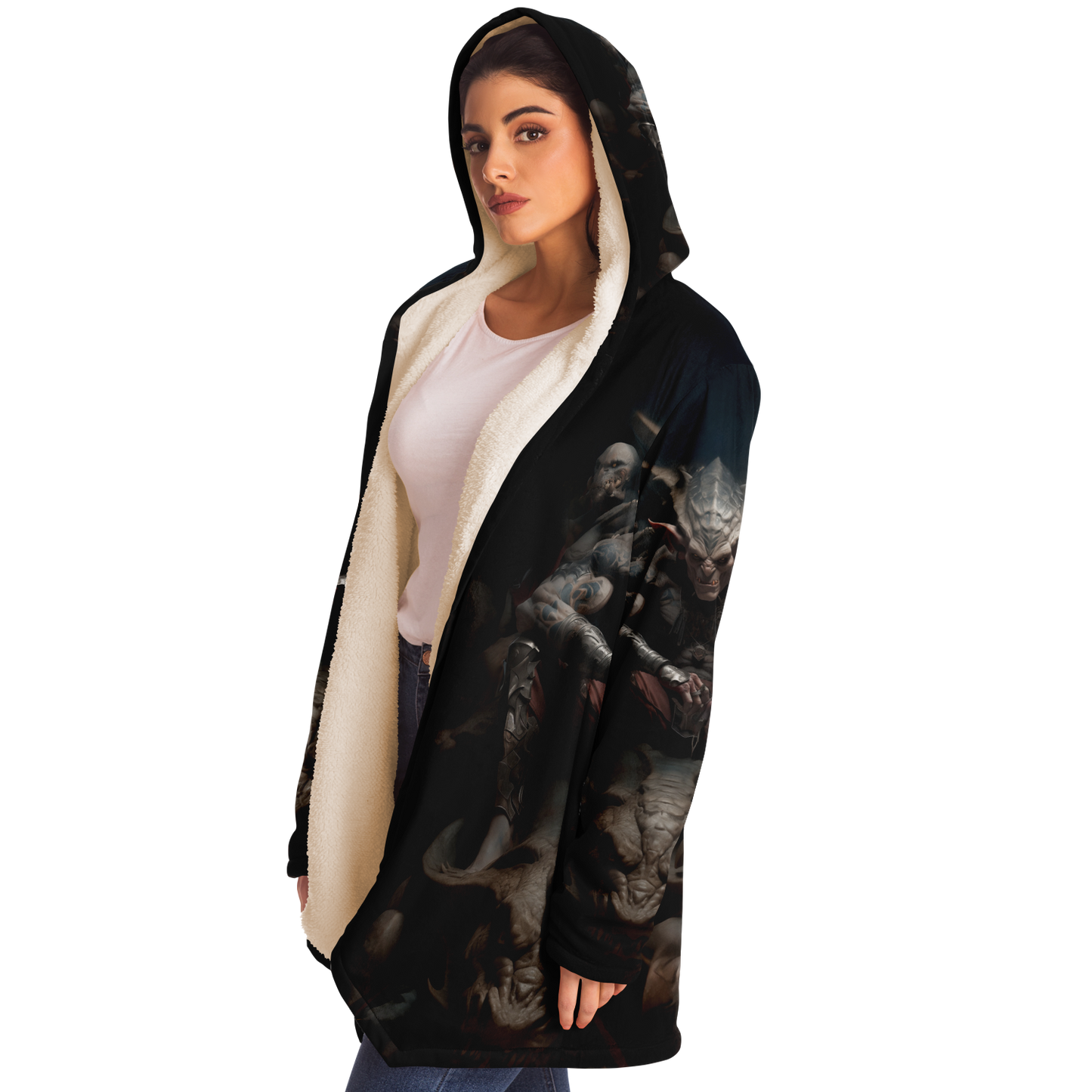 Draconian Goblin King Microfleece Cloak