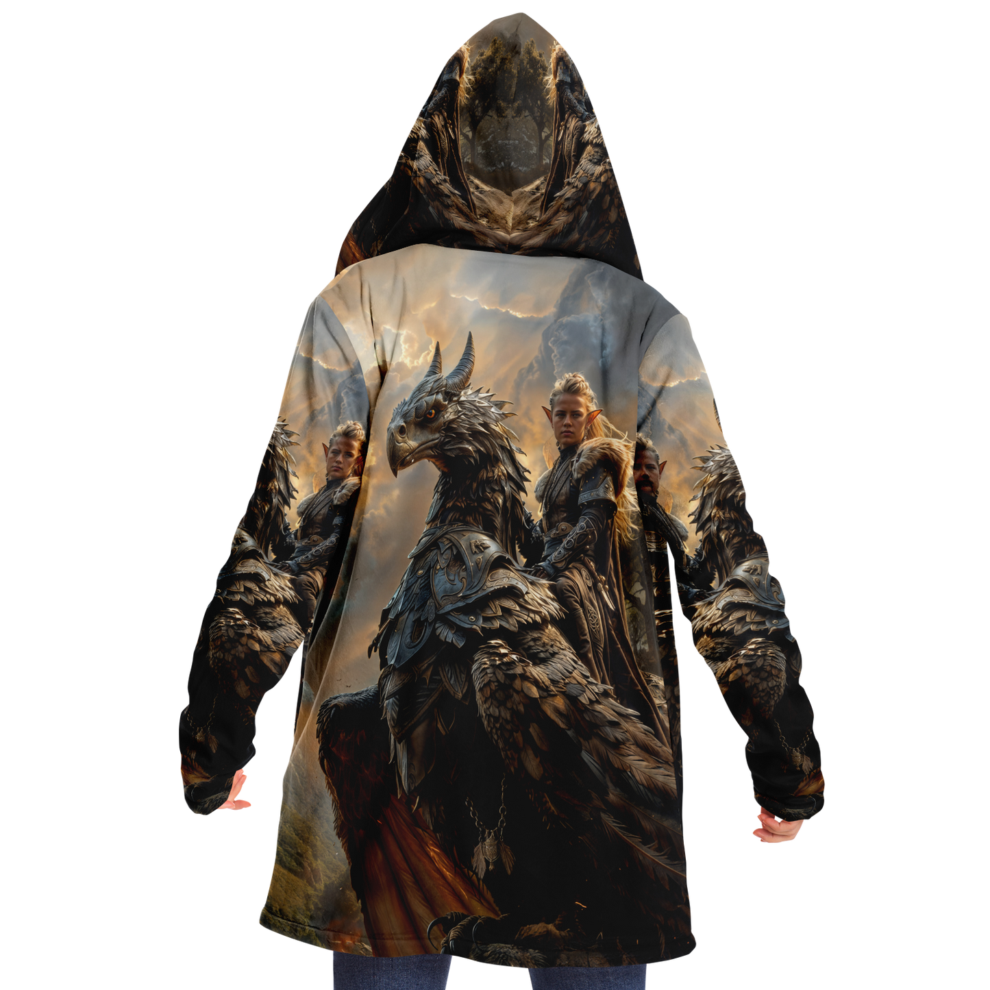 Black Rider Microfleece Cloak