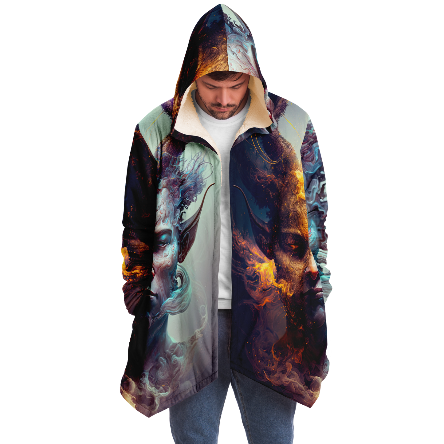 Minotaur Dreaming Microfleece Cloak