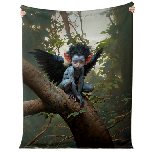 The Tree’s Secret Keeper Premium Microfleece Blanket