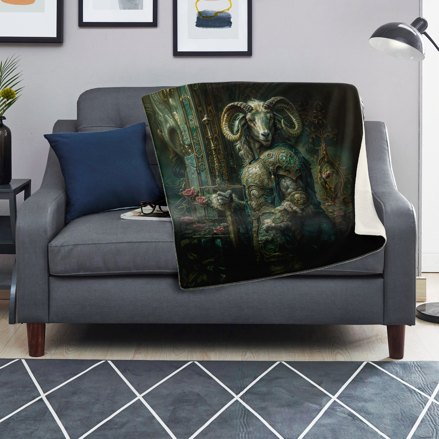 Emerald Oathkeeper Premium Microfleece Blanket