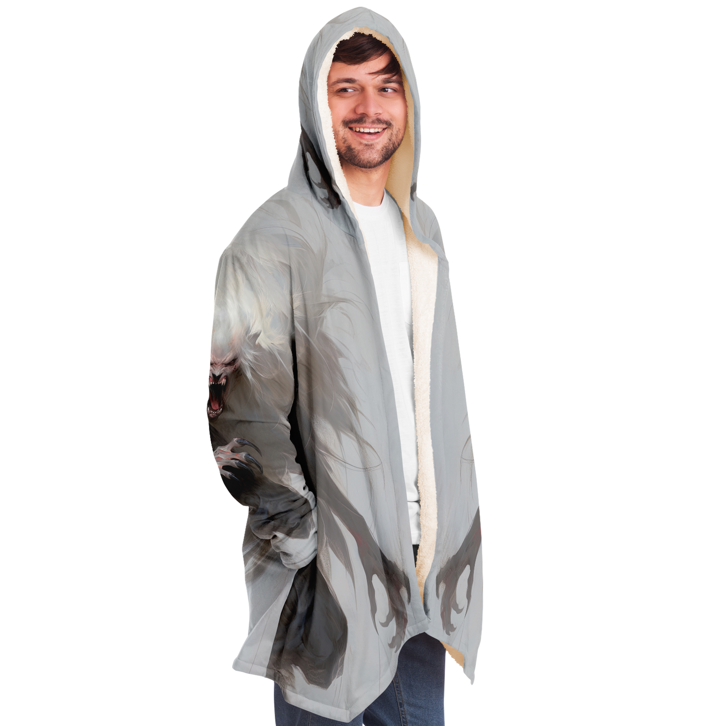 Frostbite Werewolf Microfleece Cloak