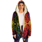 Rainbow Lace Microfleece Festival Cloak