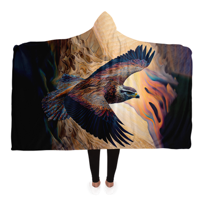 Falcons Flight Hooded Blanket