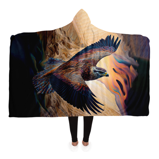 Falcons Flight Hooded Blanket