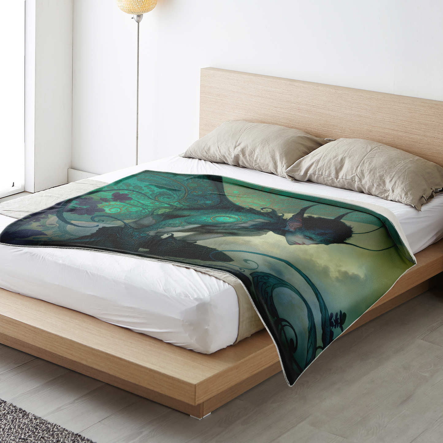 Silent Eyes Premium Microfleece Blanket