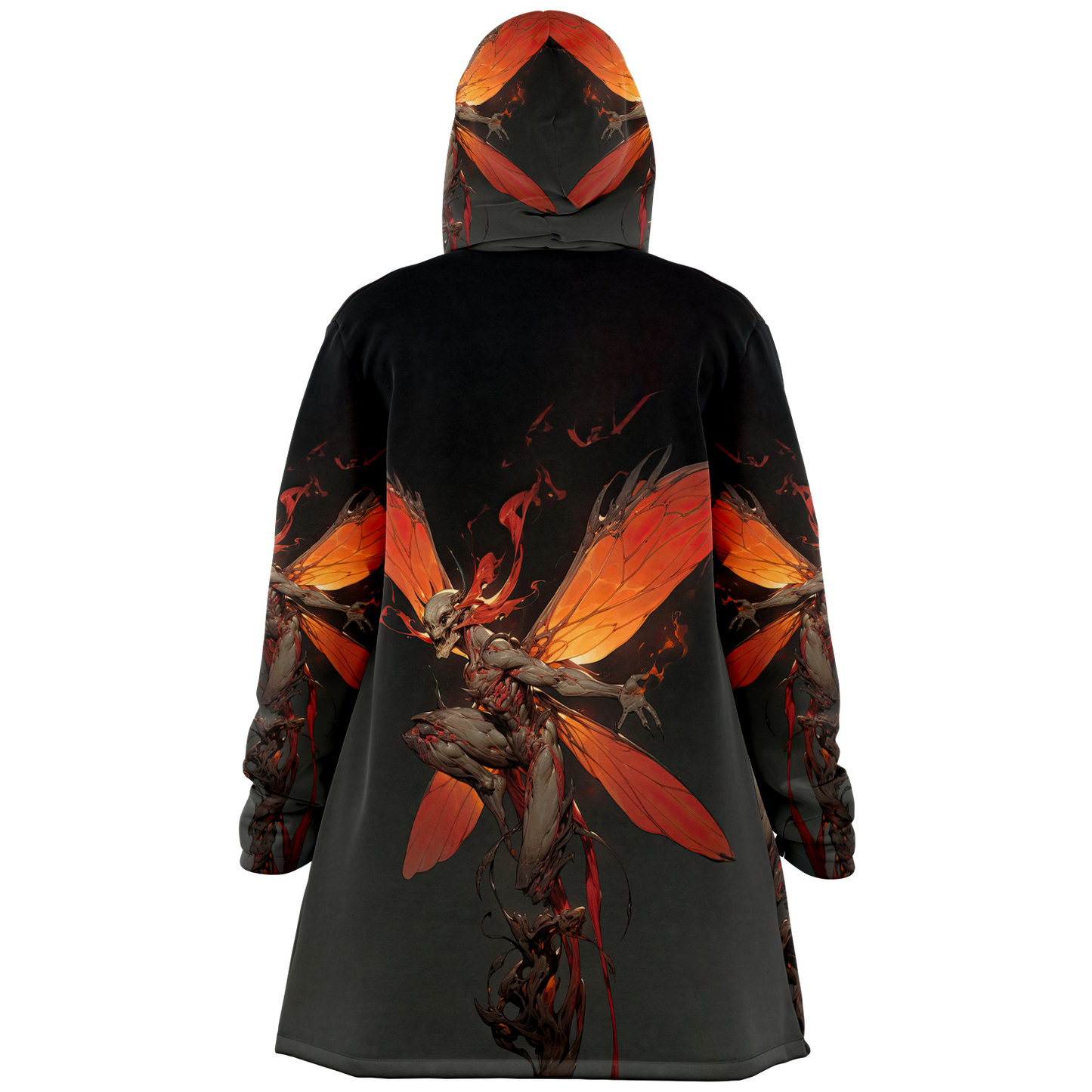 Flaming Dragonspryte Microfleece Cloak