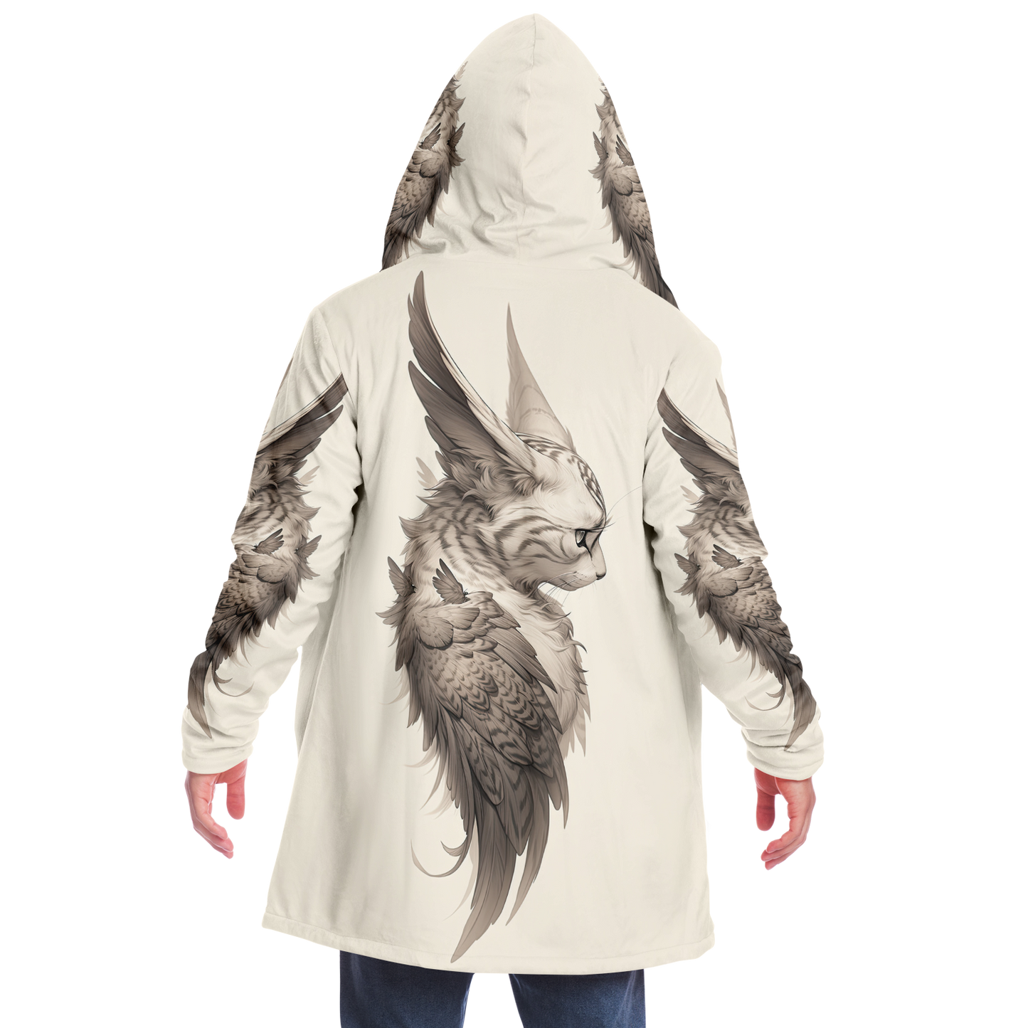 Wing Eared Cat Microfleece Cloak