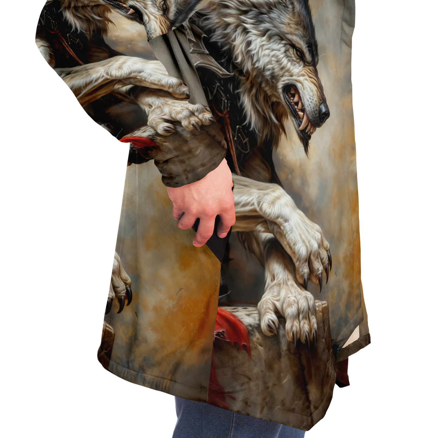 Dracowolf Microfleece Cloak