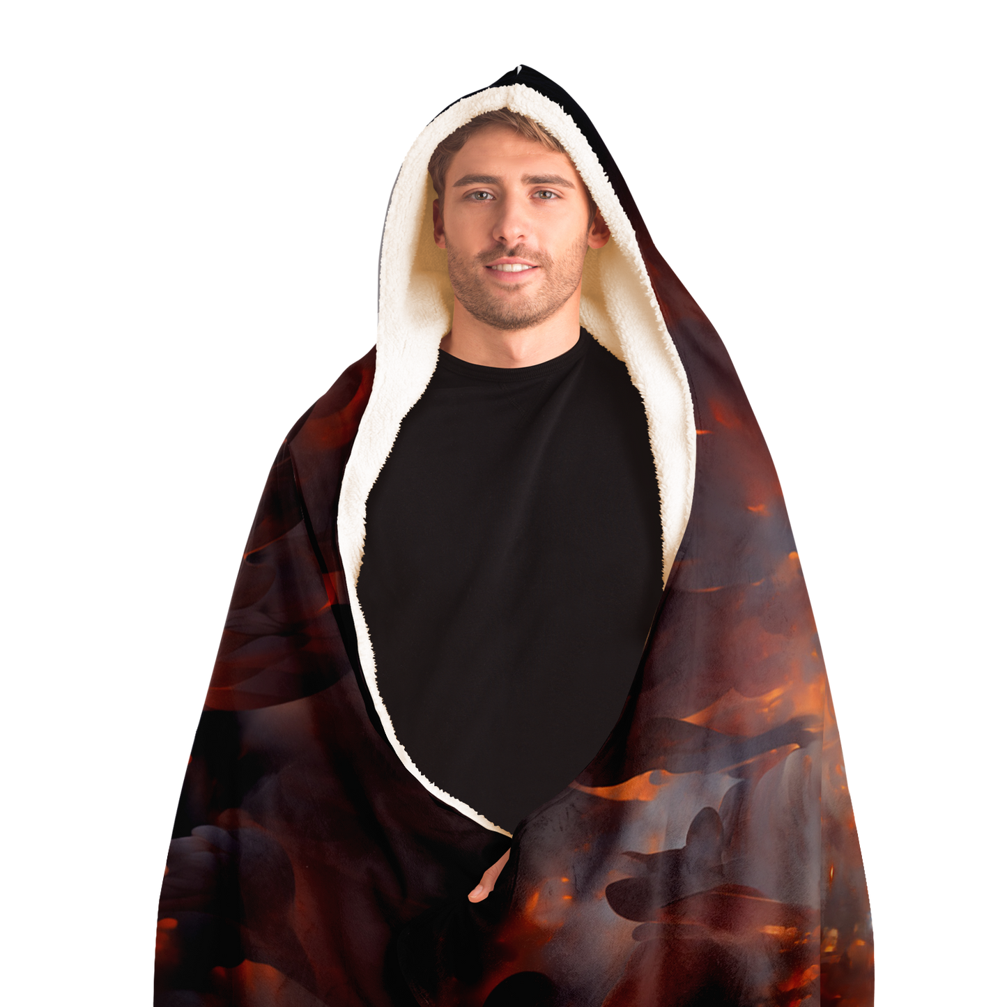 Phoenix Fury Hooded Blanket