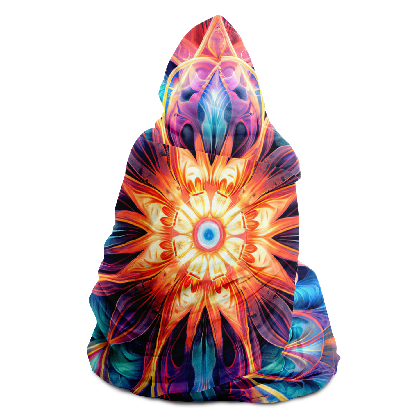 Opal Star Exploder Festival Hooded  Blanket