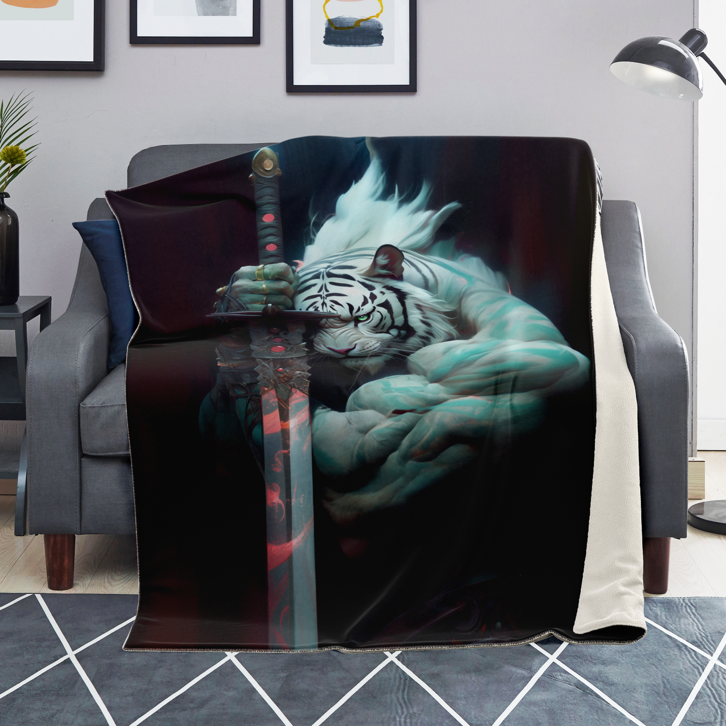 Premium Warriors Honor Microfleece Blanket