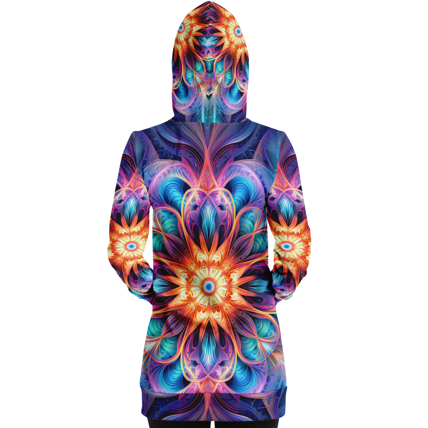 Opal Star Exploder Longline Festival Hoodie