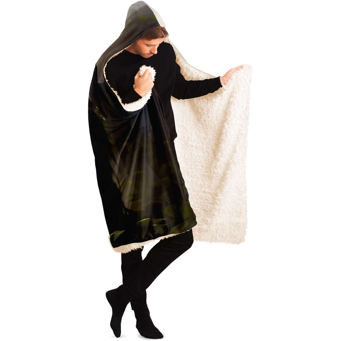 Forest Elders And Fairytales Hooded Blanket