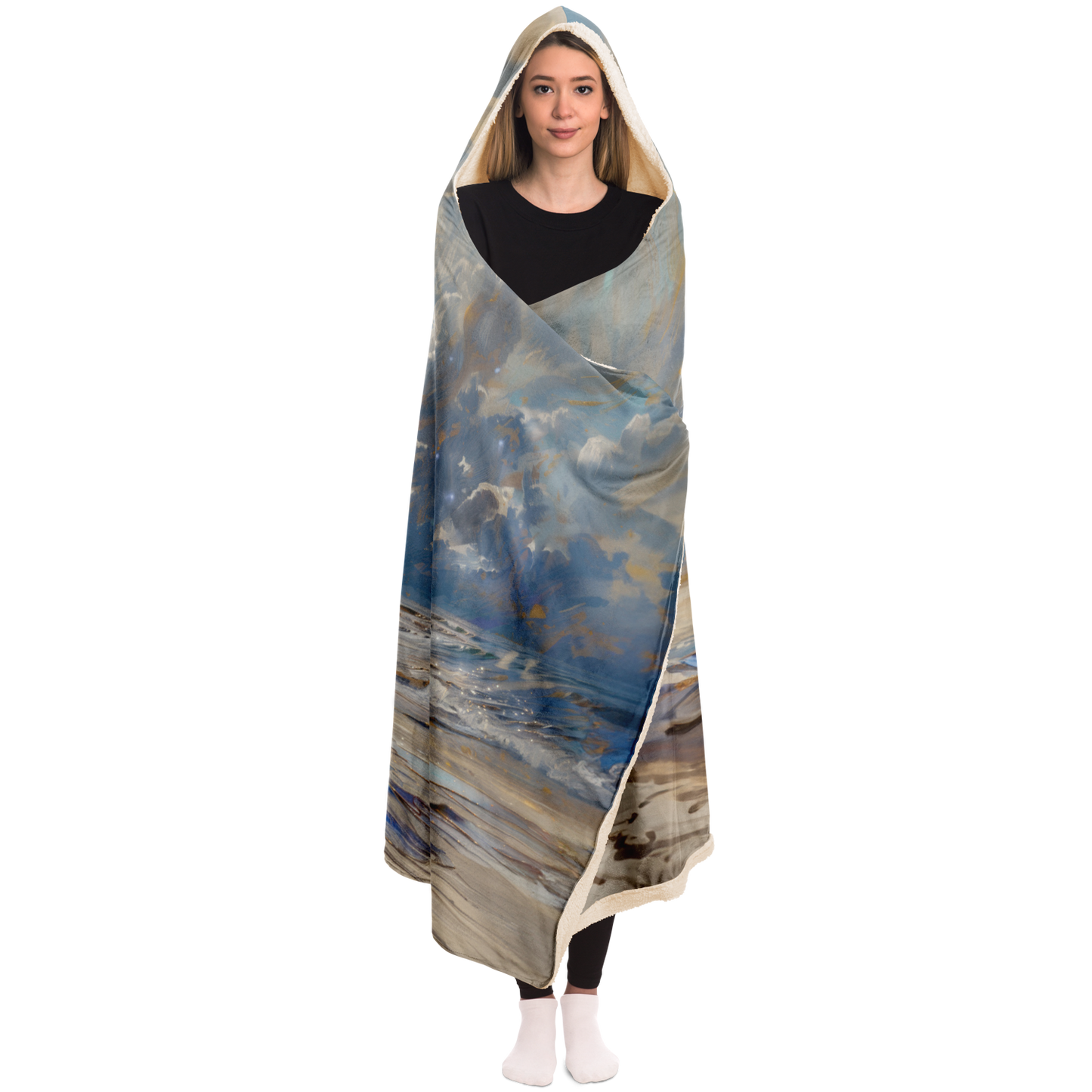 Atlantean Summoner Hooded Blanket