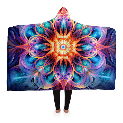 Opal Star Exploder Festival Hooded  Blanket