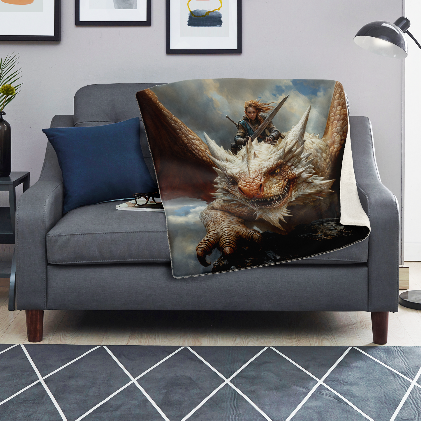 Skyborn Fury Premium Microfleece Blanket