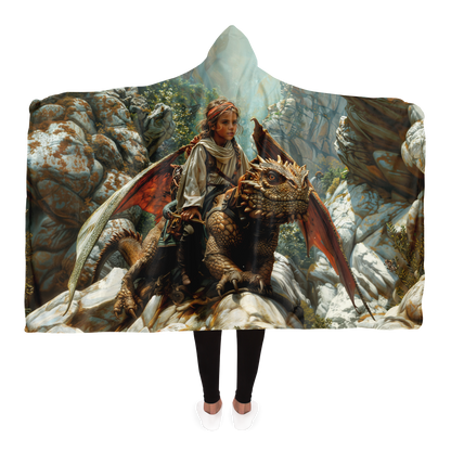 The Dragons Apprentice Hooded Blanket