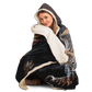 Winged Lynx Dreaming Hooded Blanket