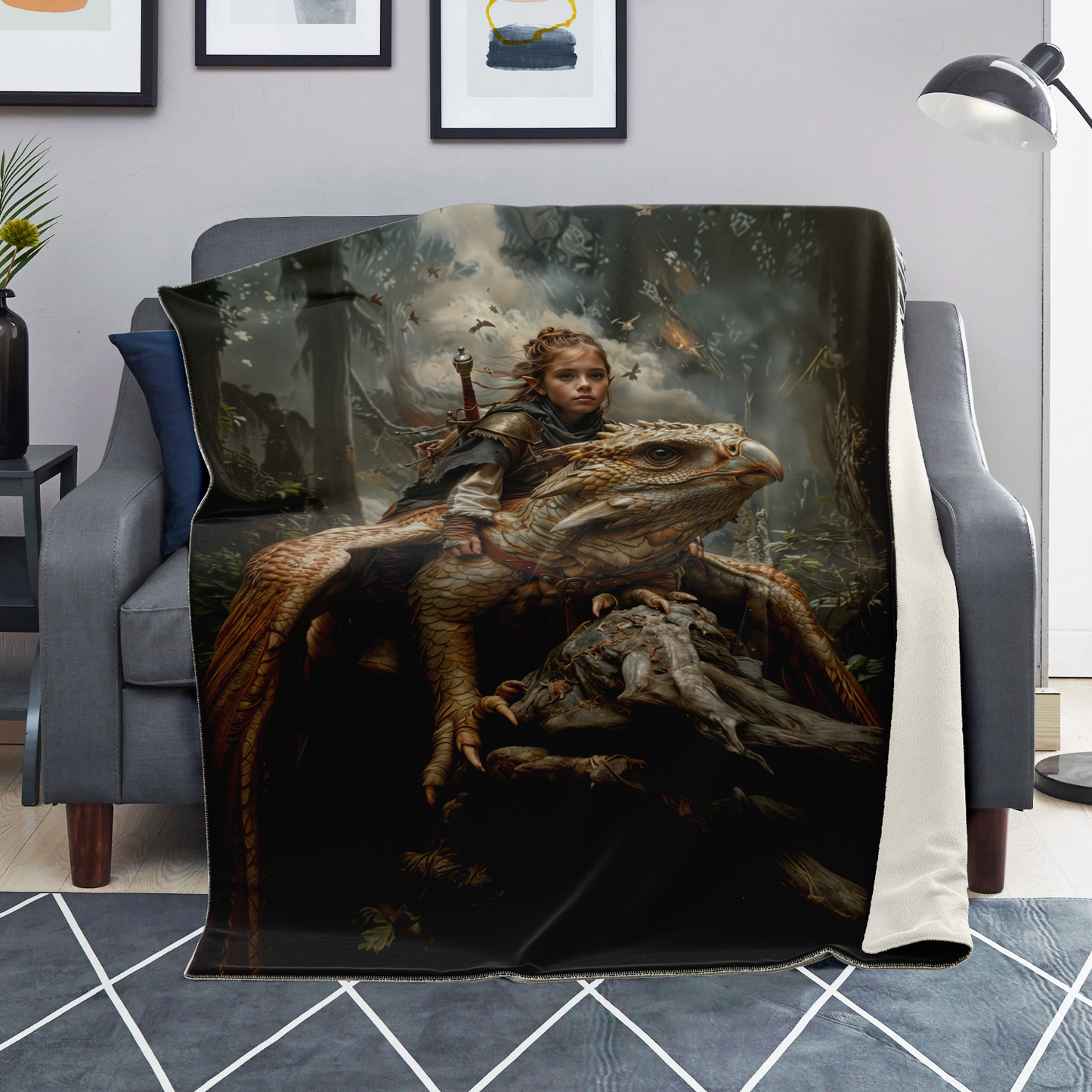 Griffins Guardian Premium Microfleece Blanket