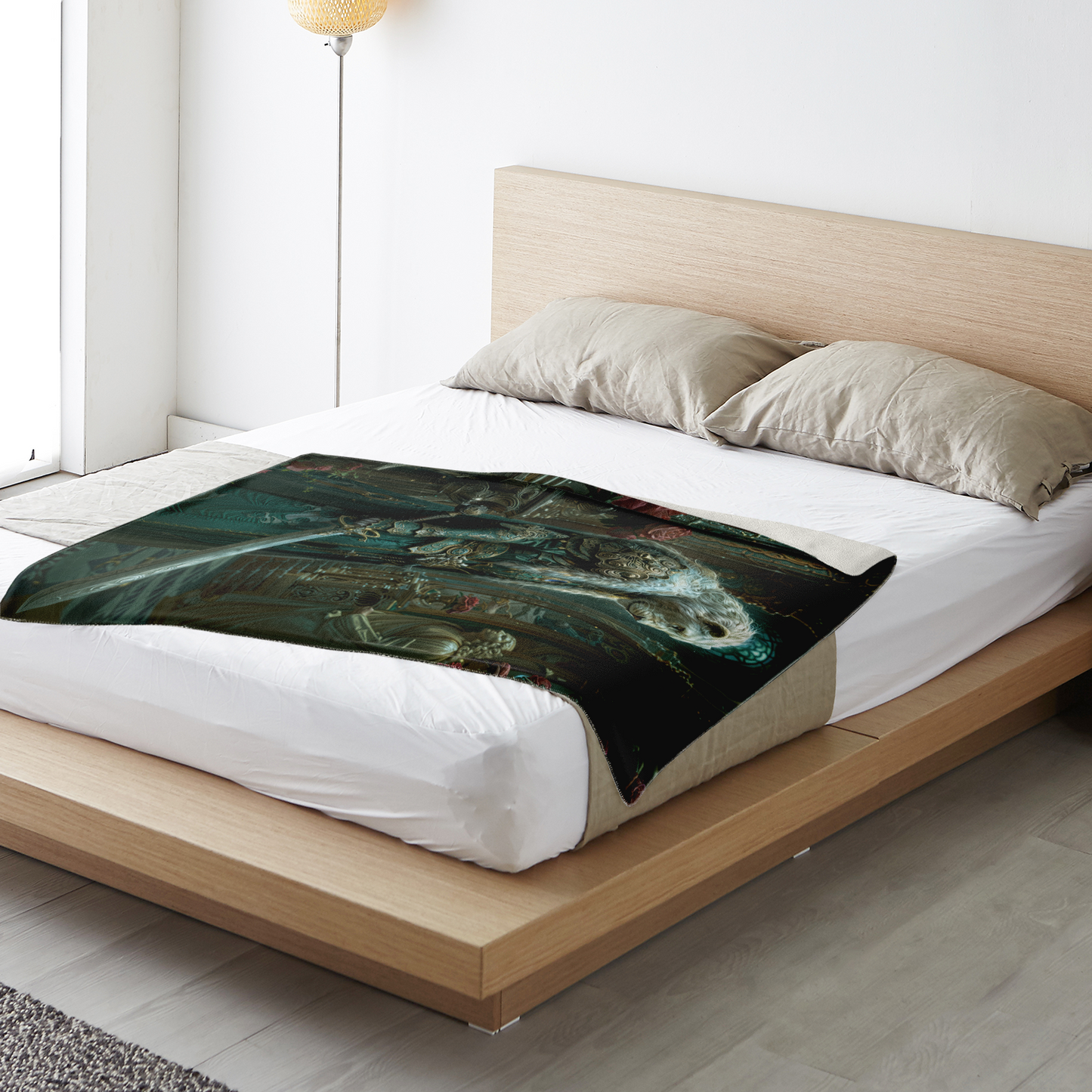 Valor In The Halls Of Kings Premium Microfleece Blanket