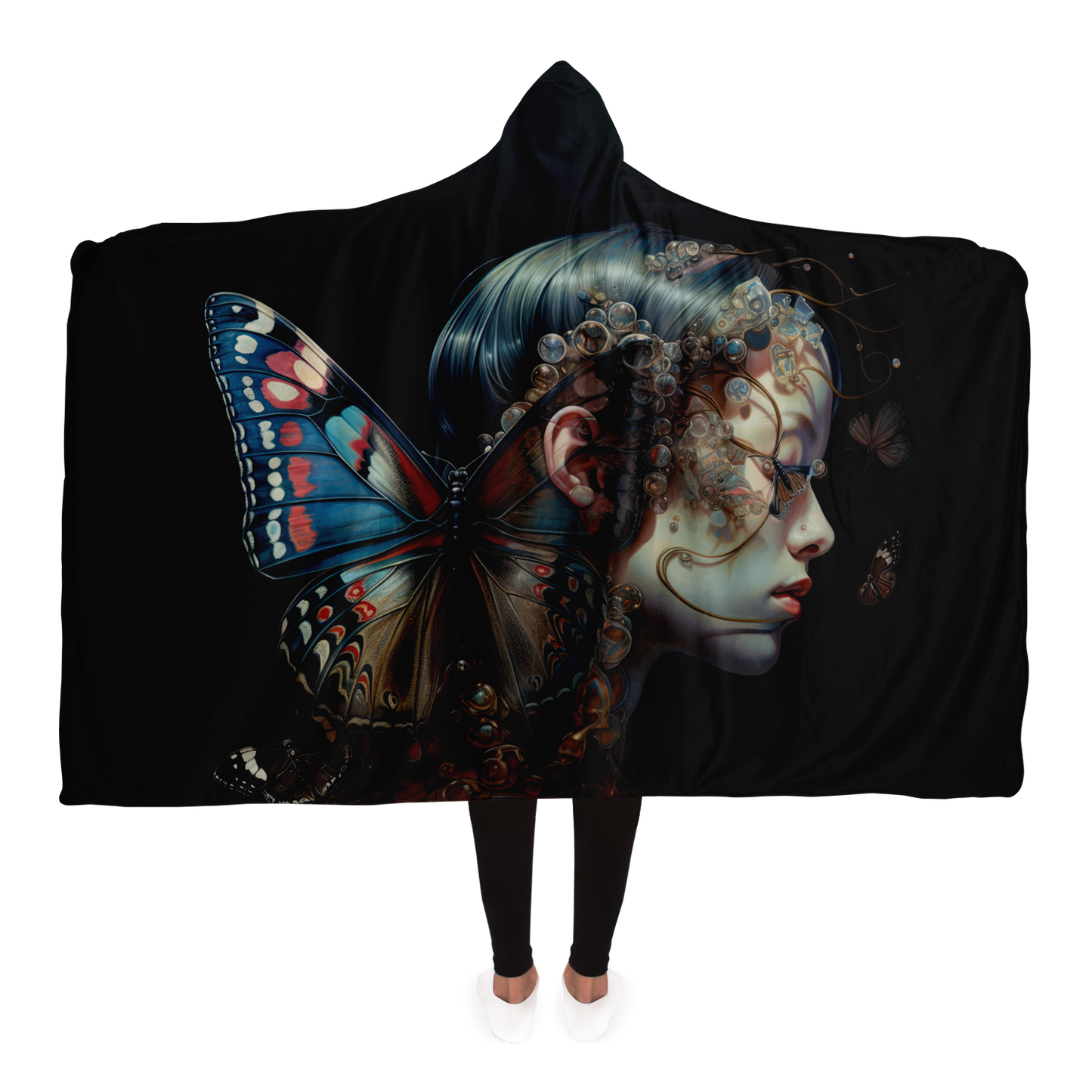 Butterfly Dreams Hooded Blanket