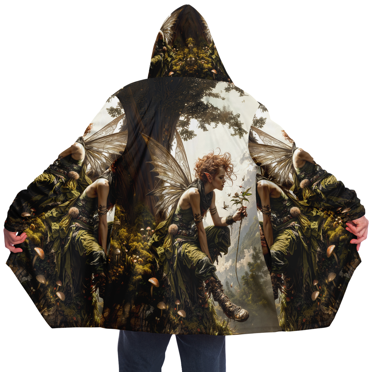 The Woodland Muse Microfleece Cloak