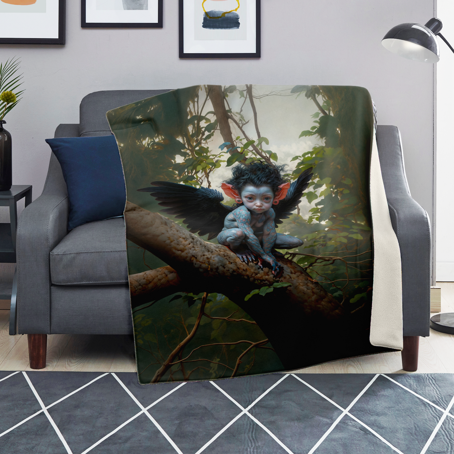 The Tree’s Secret Keeper Premium Microfleece Blanket