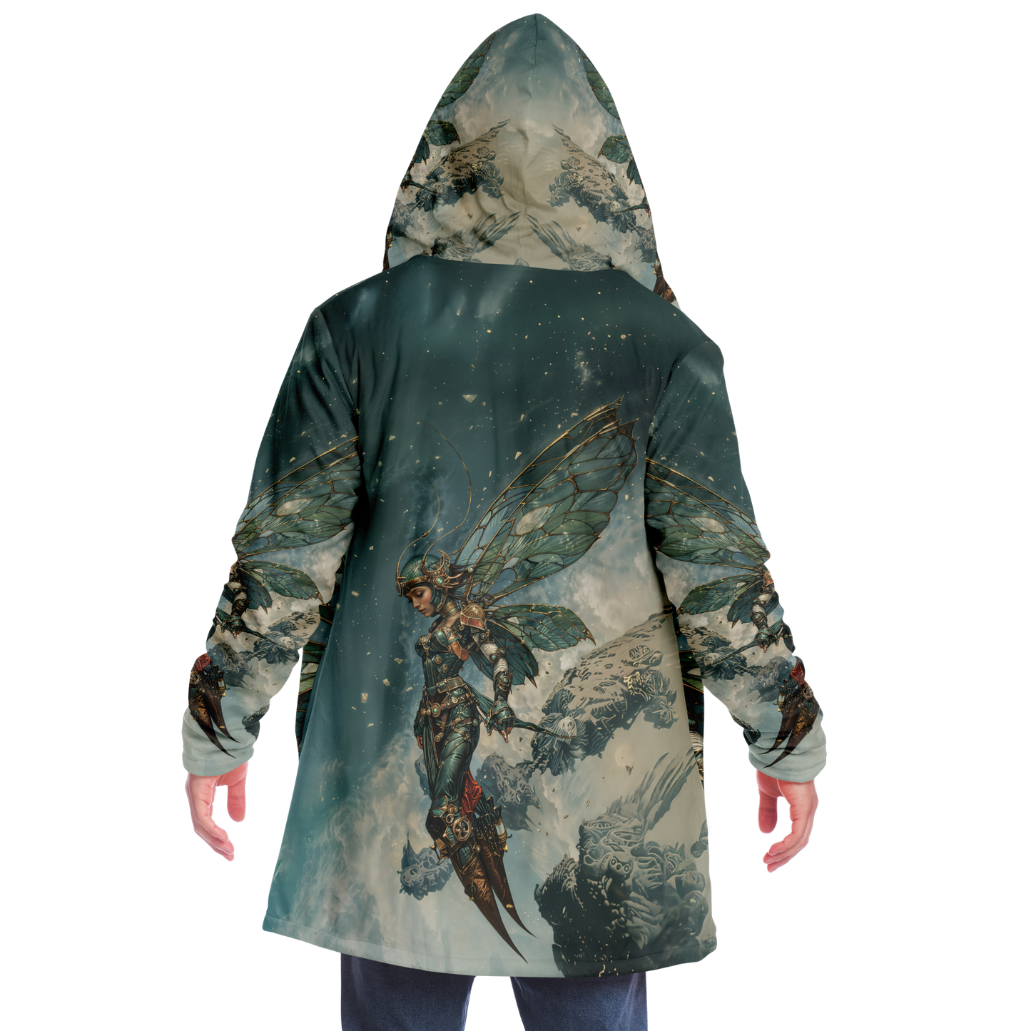 Cybernetic Sentinel Microfleece Cloak