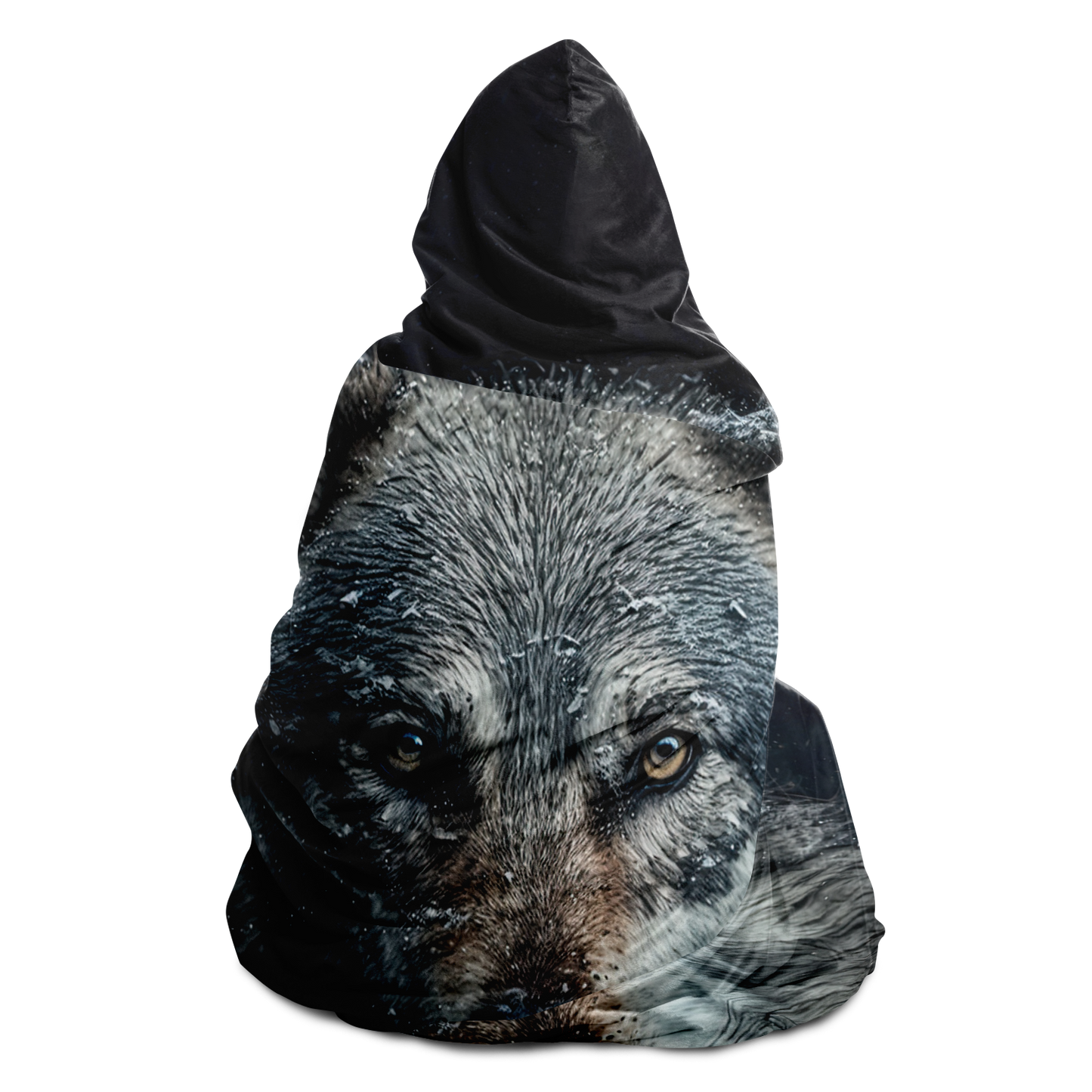 Loyal Wolf Hooded Blanket