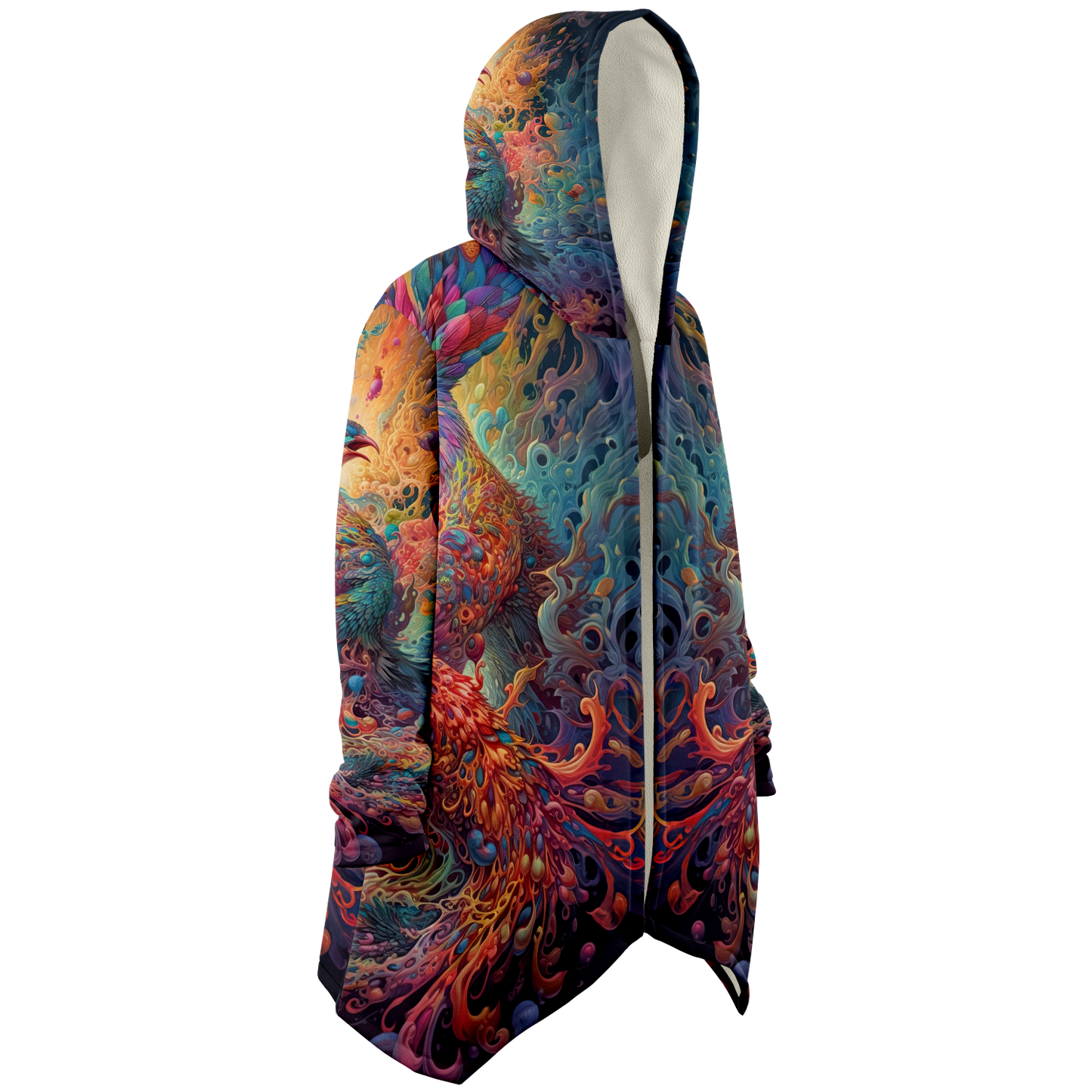 Liquid Light Phoenix Microfleece Cloak