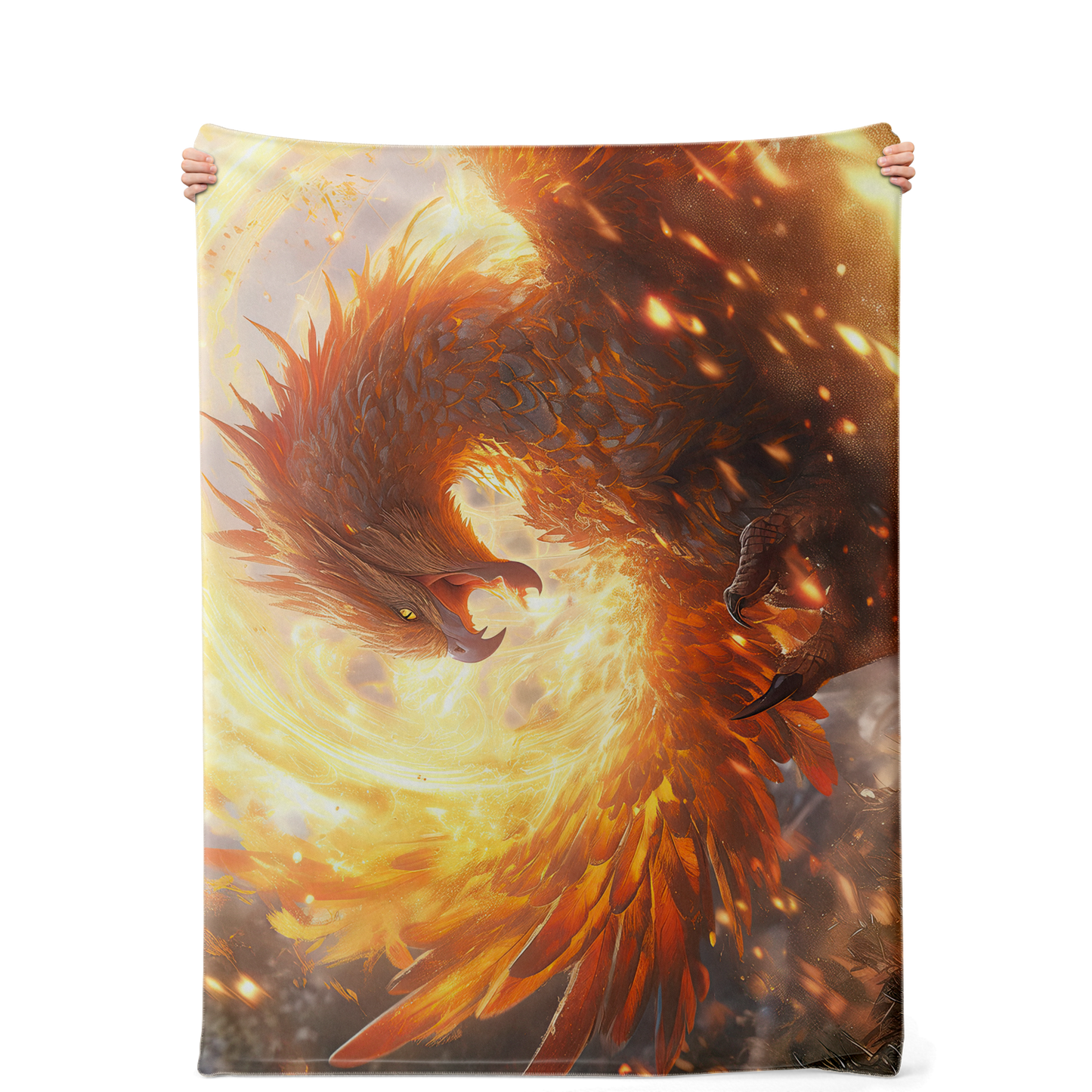 Phoenix Furnace Premium Microfleece Blanket