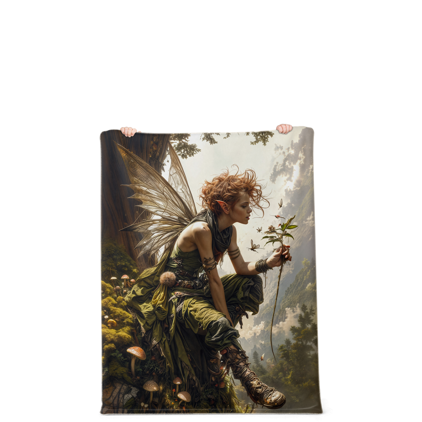 The Woodland Muse Premium Microfleece Blanket